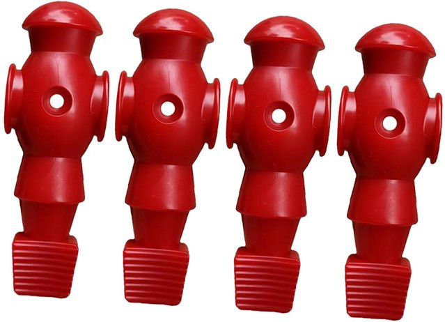 Kidsly Tischfußballspieler, 4-teiliges Set, rot - Bild 1