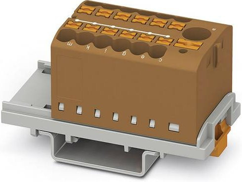 Phoenix Contact Verteilerblock 3273098 Zugfeder Braun 8 Stück - Bild 1