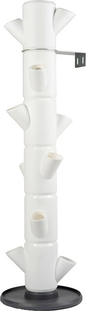 Gusta Garden Erdbeerturm Sissy Strawberry Pflanzsäule in Weiß mit 15 l Fassungsvermögen - Bild 1