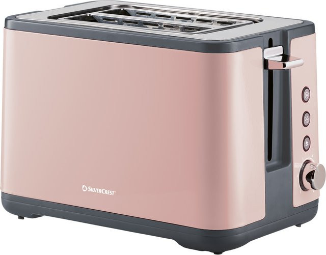 SILVERCREST Doppelschlitz-Toaster STC 850 E4 in Pink mit Auto-Shutoff - Bild 1