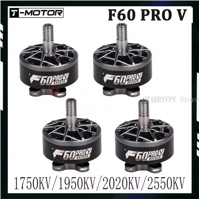 T-MOTOR F60 Pro V Bürstenloser Motor für RC FPV Drone Racing in Schwarz - Bild 2