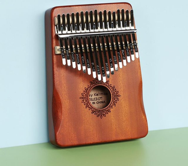 Binchi Outdoor Product Kalimba, 17 Tasten, Mahagoni, Tragbares Fingerklavier - Bild 1