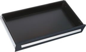 Kappes Schwerlast Schublade Vollauszug aus Stahl in Anthrazit RAL 7016, H: 12,5 cm, B: 100 cm - Bild 1