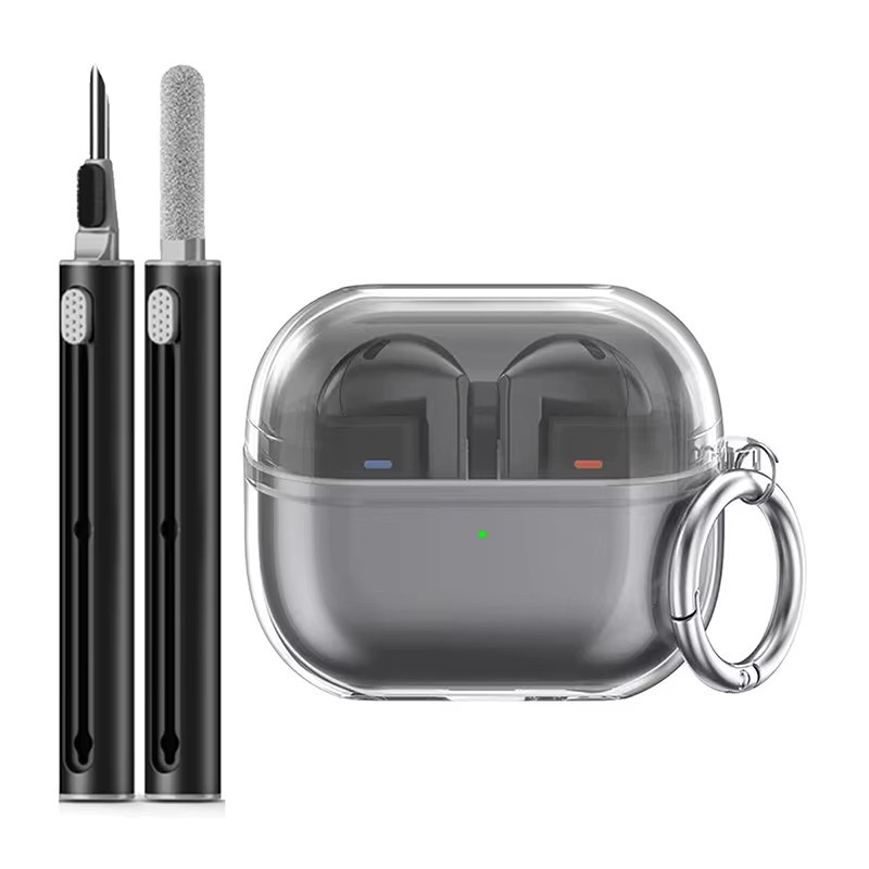 Samsung Galaxy Buds 3 Pro Schutzhülle in Transparent mit Reinigungsset, weiche und kratzfeste Silikonhülle - Bild 3