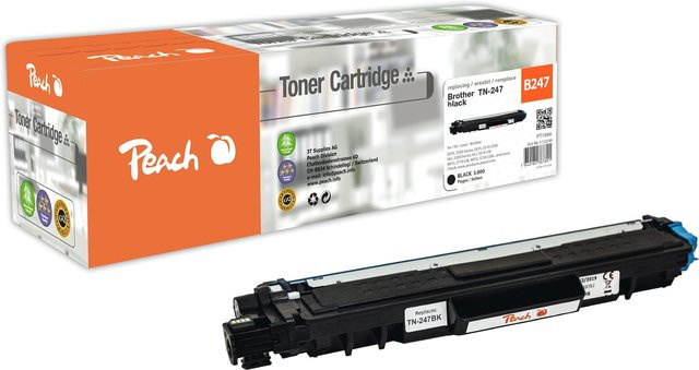 Peach B247 BK Toner XL Schwarz für Brother DCPL 3550 CDW, HLL 3230 CDW und DCPL 3510 CDW (wiederaufbereitet) - Bild 1