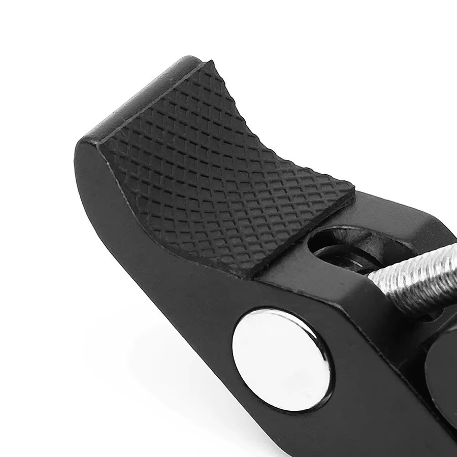 Multifunktionaler Magic Arm mit Doppel-Kugelkopf und Klemme sowie Schuh-Halterung für Monitor, LED-Licht und Video, Schwarz - Bild 3