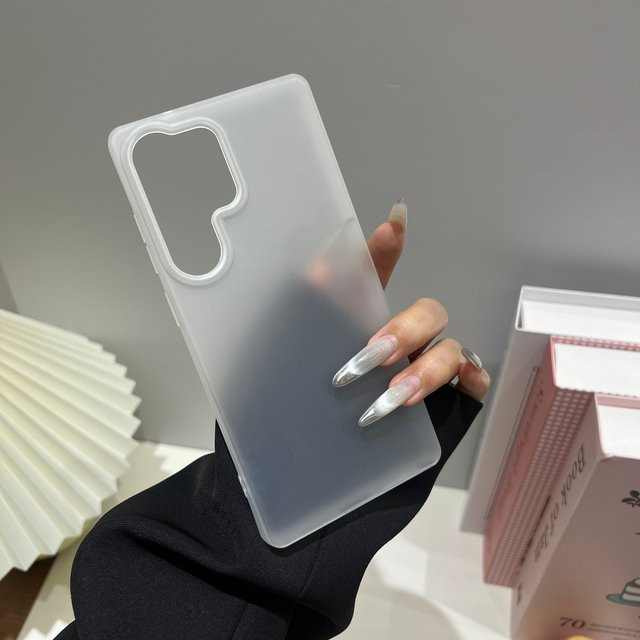 Matte Schutzhülle für Samsung Galaxy S25 Ultra S24 FE S23 A56 5G A55 A54 A53 A17 A16 A15 A36 A35 A34 A26 A07 A06 A05s in Transparent - Bild 1
