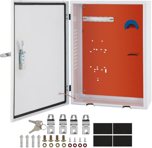 Buying Solutions MB Tesla Ladesäulenbox aus Stahl in Weiß, B/T/H: 28 x 20 x 10 cm, IP32 wasserdicht und staubdicht Kabelorganisator für elektrische Ladeboxen - Bild 1