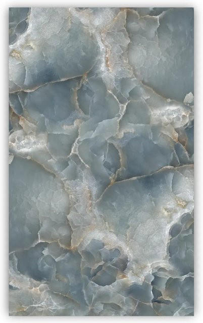 Walllux Duschrückwand in Marmor Optik Blau aus Alu-Verbund, B/H: 125 x 210 cm, Stärke: 3 mm - Bild 1