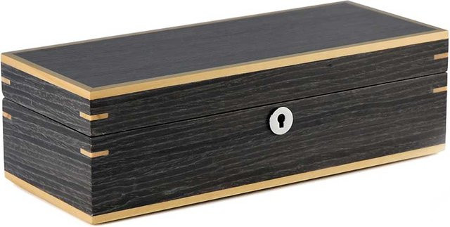 Rothenschild Uhrenbox Ginko RS-2320-5G Schwarz, B/T/H: 12,5 x 9,5 x 9,5 cm - Bild 1