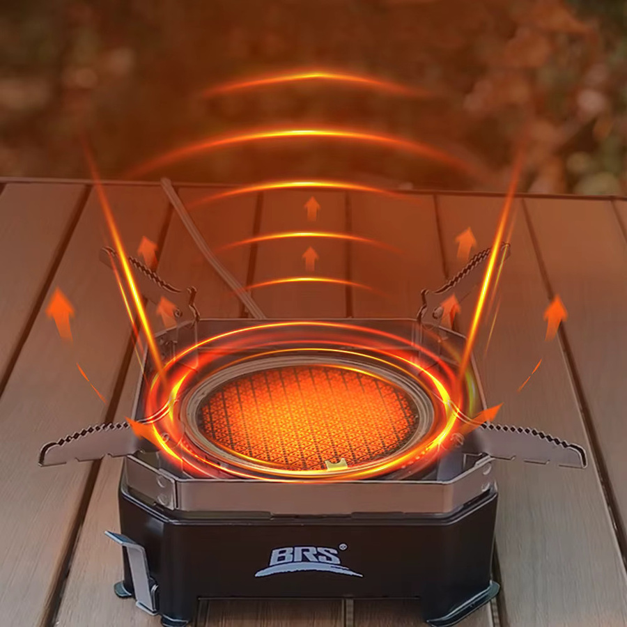 RESISTLAND Camping-Gasherd mit 2200 W Infrarot-Brenner in Schwarz aus Metall - Bild 3