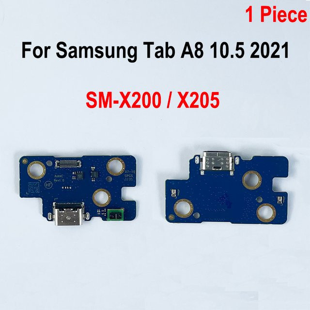 OEM USB-C Ladeanschluss Jack Dock Connector und Flexkabel für Samsung Galaxy Tab A8 10.5 2021 SM-X200 X205 in Blau - Bild 1