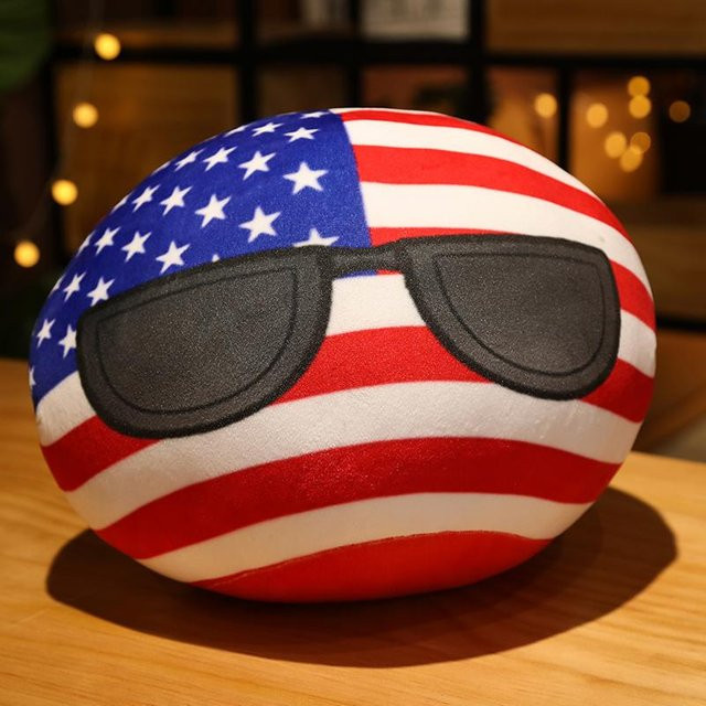 Yiran toy Kawaii Polandball Plüschtiere, Kuscheltier, ab 14 Jahren - Bild 1