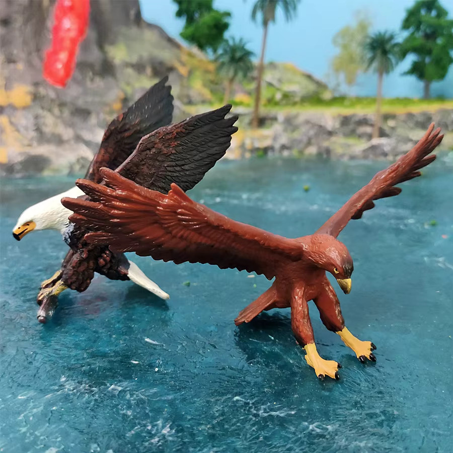 SODOFIGURES Wildtier-Tiere, Vogelmodelle, Figuren, gold, adults - Bild 1