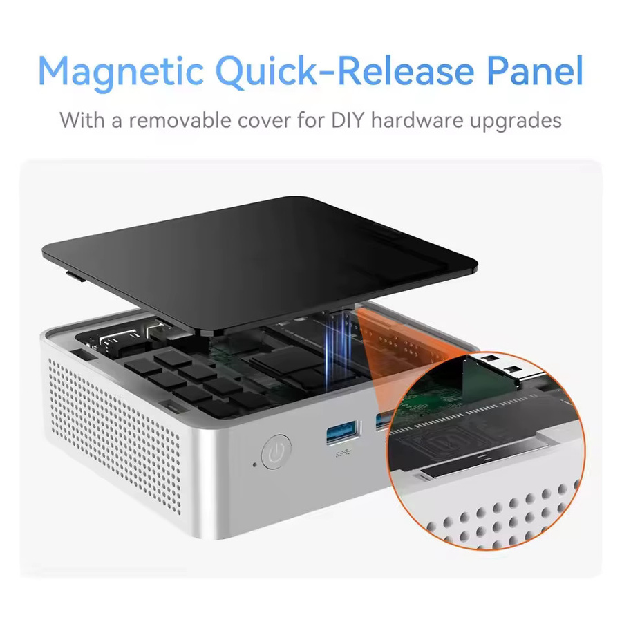 ERVPES M1 Mini-PC mit Intel I5-8257U, Windows 11 Pro, 8GB RAM und 256GB SSD, WiFi 6 - Bild 4