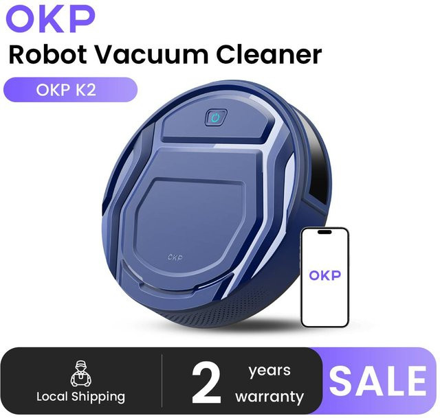 Lefant M210 Pro+ Roboter-Staubsauger mit 4000 Pa Saugkraft, App- und Wi-Fi-Steuerung sowie Smart-Home-Integration von OKP - Bild 1
