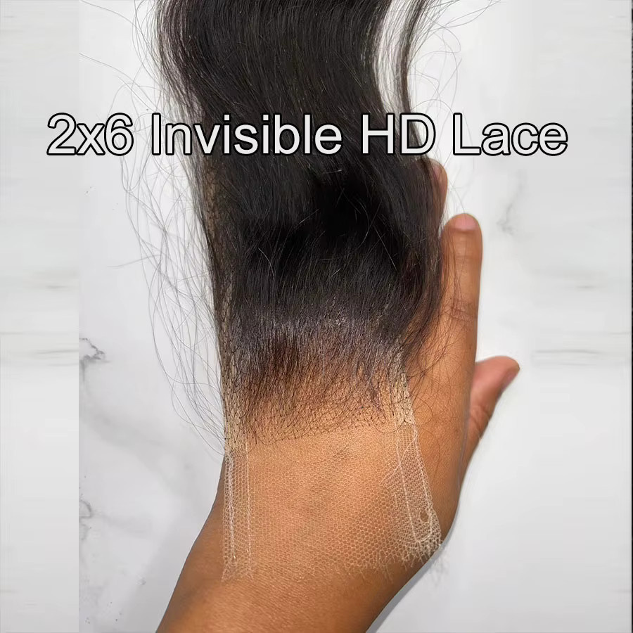 Newa Hair HD Lace Closure 6 Zoll, Echthaar, Middle Part - Bild 2