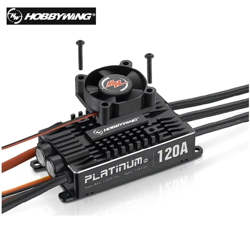 Hobbywing Platinum V4 Bürstenloser Regler, Metall, Schwarz - Bild 2