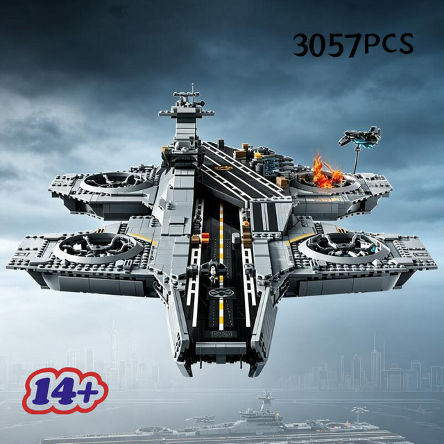 Hot Toys Klassische Filme Helicarrier, Modell Baustein-Set, 3.057 Teile, ab 14 Jahren - Bild 1