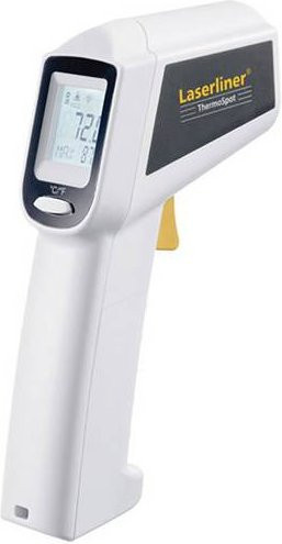 Laserliner ThermoSpot Infrarot-Thermometer mit 8:1 Optik, Messbereich -20 bis +315 °C, Schwarz-Grau-Gelb - Bild 1