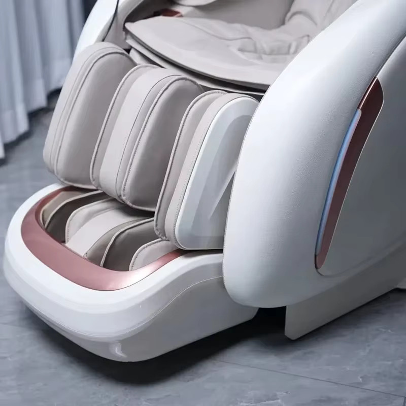 FULANG Massagesessel mit Ganzkörpermassage, elektrischer Heizung und Sprachsteuerung in Weiß - Bild 3