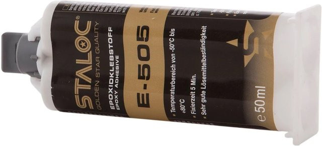 Staloc Epoxidklebstoff E-505 Transparent 50 ml lösungsmittelfreier Synthetikharz-Kleber ohne Mischer - Bild 1