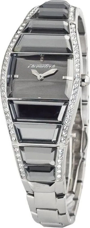 Chronotech Damen Armbanduhr CT7099LS-08M in Silber mit Quarzwerk und Metallarmband - Bild 1