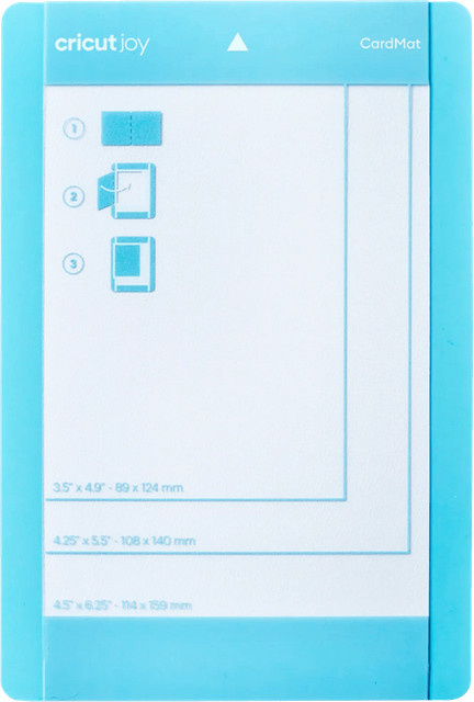 Cricut Joy Schneidematte Card in Blau, B: 11,4 cm, T: 15,9 cm - Bild 1
