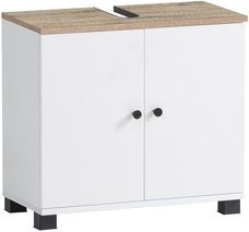 Schildmeyer Waschbeckenunterschrank Lugo in Mattweiß, B/H: 59,8 x 62,4 cm - Bild 1