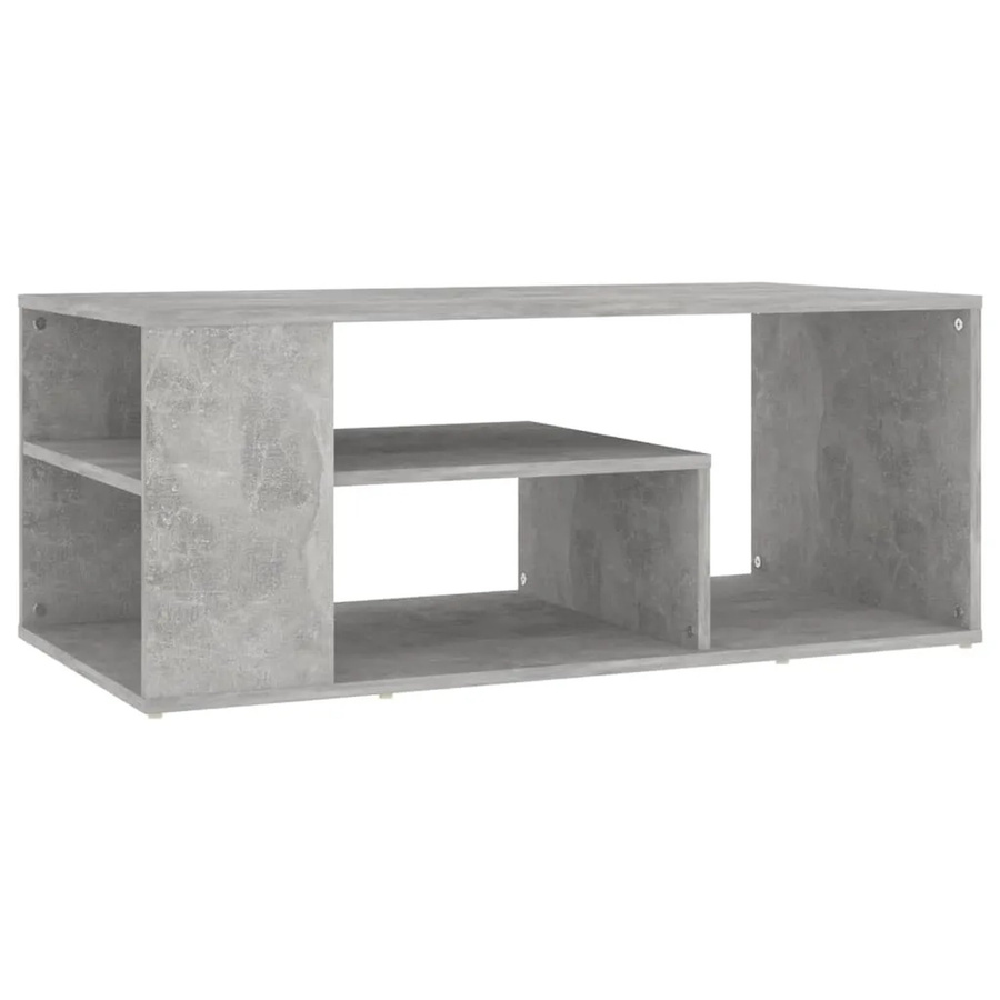 vidaXL Couchtisch modern in Betongrau aus Holzwerkstoff B/T/H: 100 x 50 x 40 cm - Bild 2
