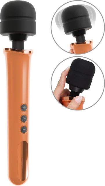 Massagestab be Sassy in Orange mit 50 Vibrationsarten - Bild 1
