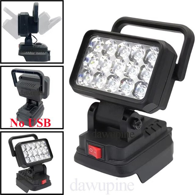 Makita LED Arbeitslampe und Taschenlampe für 18V Li-Ion Akkus in Schwarz und Weiß - Bild 1