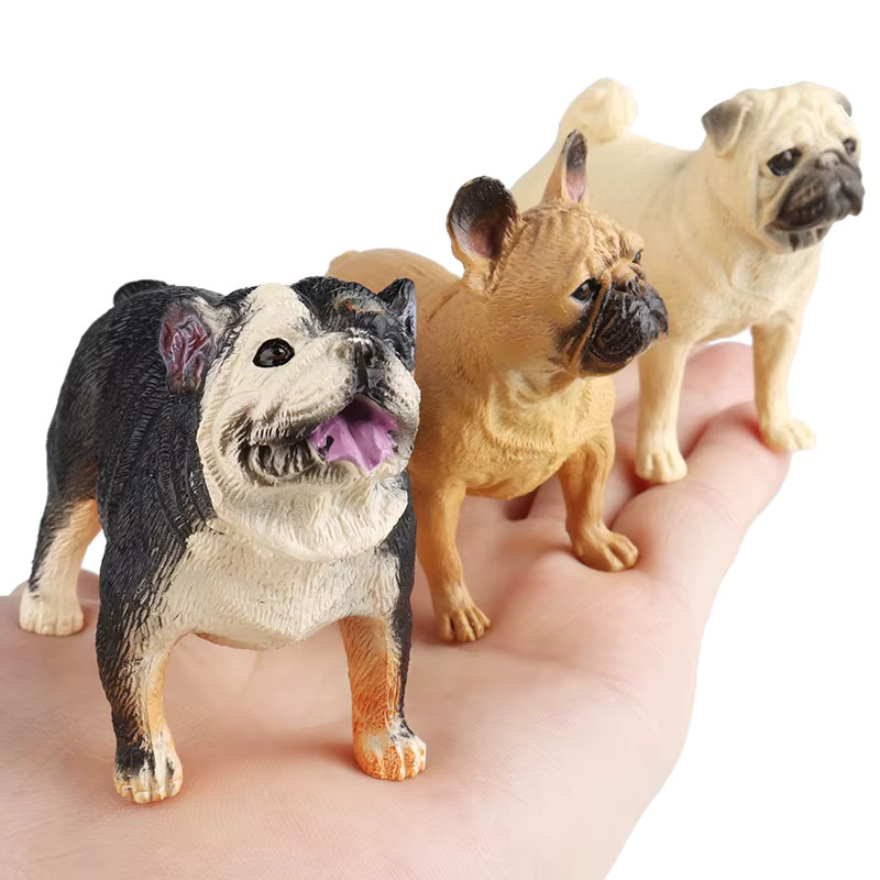 Oenux Hund Tiere Modell Set, Actionfigur, 4-teiliges Set - Bild 3