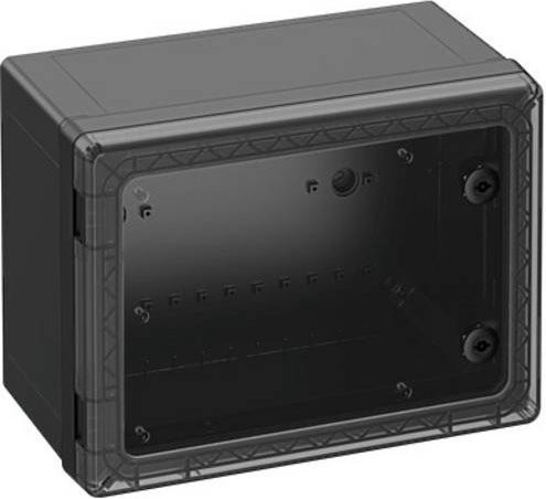 Spelsberg GEOS-S 4030-22-to/sw Schaltschrank aus Polycarbonat in Schwarz und Transparent, B/T/H: 30 x 40 x 22,6 cm - Bild 1