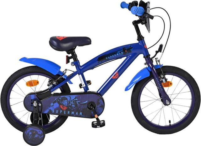 VOLARE Superman Kinderfahrrad, 16 Zoll, ohne Rücktrittbremse - Bild 1