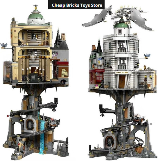 Hot Toys Harry Potter Gringotts Zaubererbank, Baustein-Modell, 4803 Teile - Bild 1