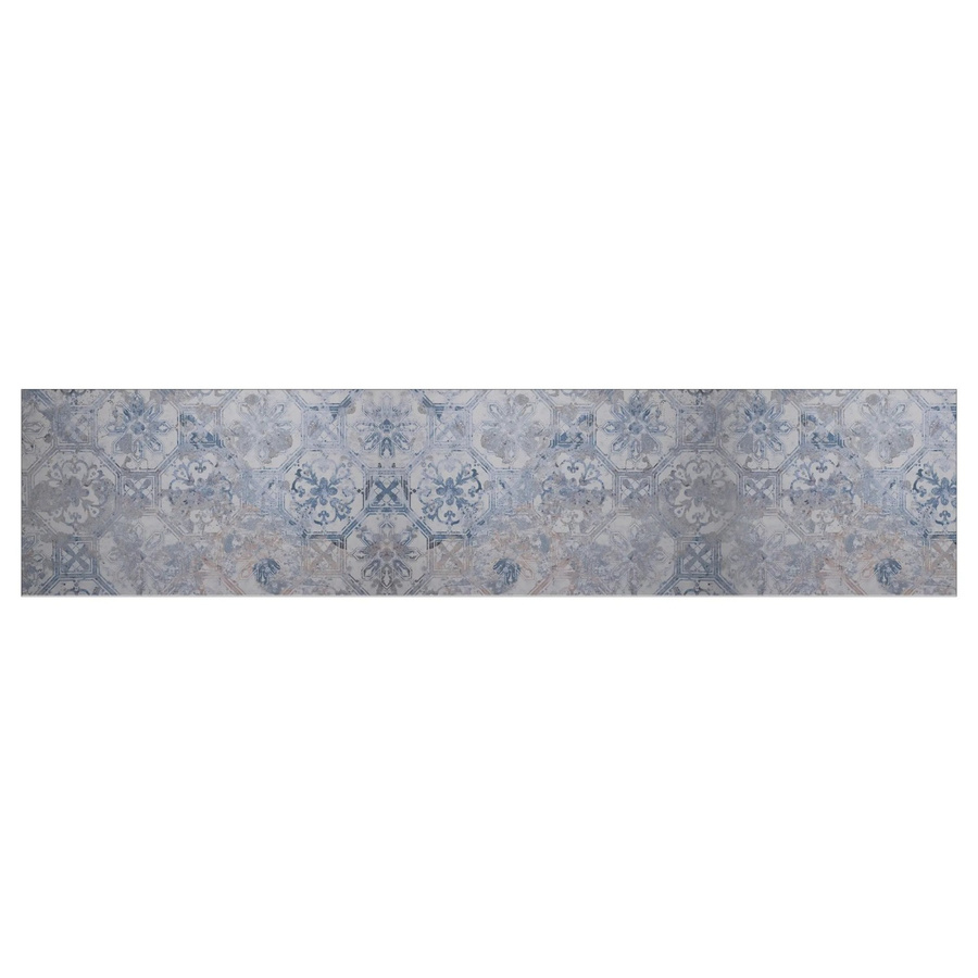 MySpotti Küchenrückwand Profix Cucina Vintage in Hellblau mit Fliesenoptik und Aluminium-Abschluss B: 270 cm, H: 60 cm - Bild 2