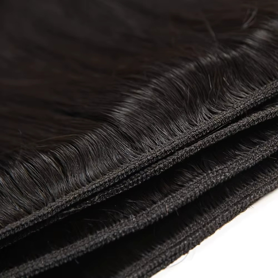 aircabin Bouncy Curly Bundles Extensions, 45g, Brasilianisches Remy Echthaar, Schwarz - Bild 3