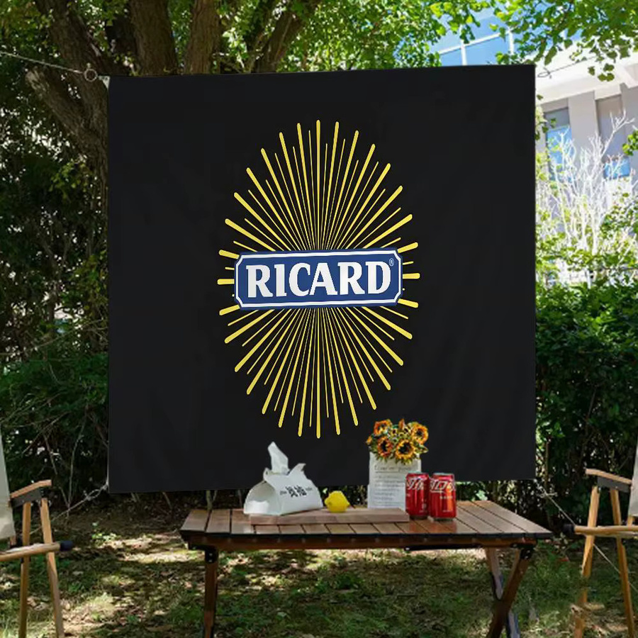R-RicardS Retro-Flaggen Banner in Schwarz als Tischdeko für dein Wohnstudio - Bild 3