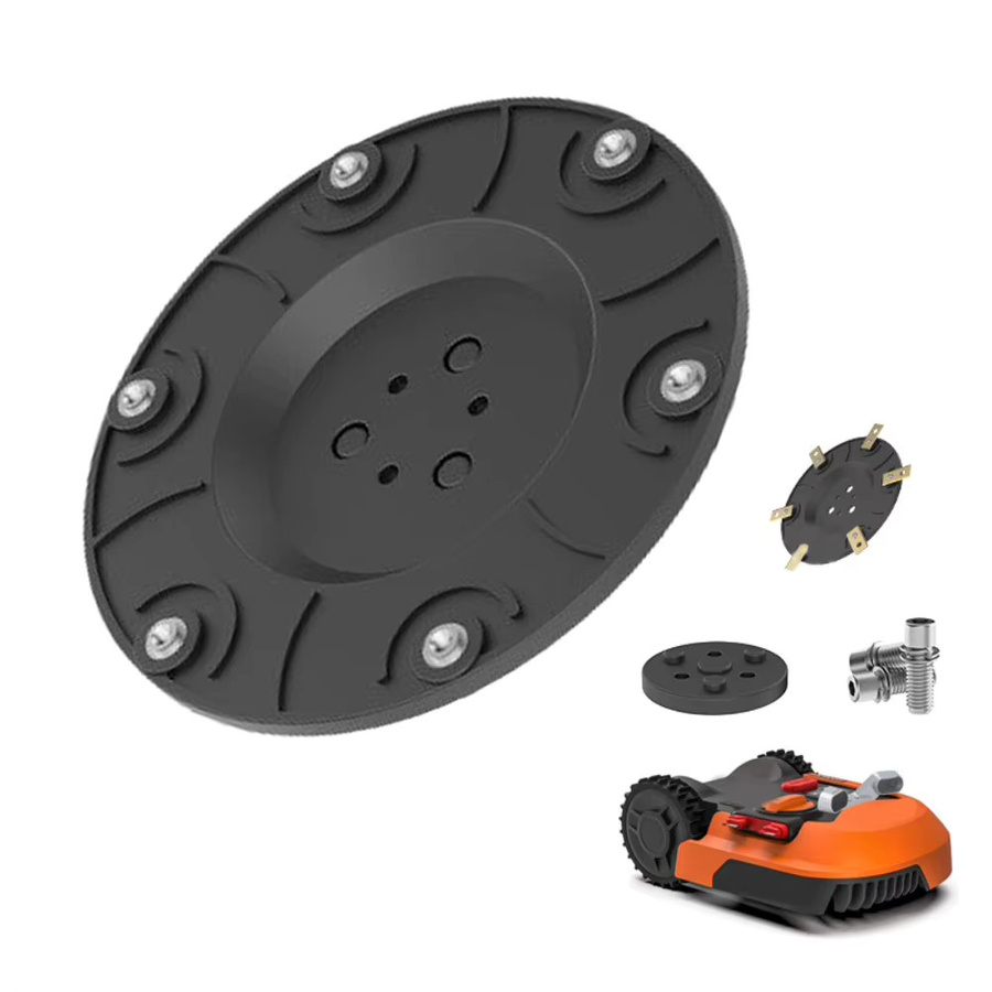 WORX RSD-01-3 Schneidscheiben-Set mit 6 Klingen in Schwarz für Landroid, LANDXCAPE und KRESS Rasenmäher-Ersatzteile, Durchmesser: 150,3 mm - Bild 2