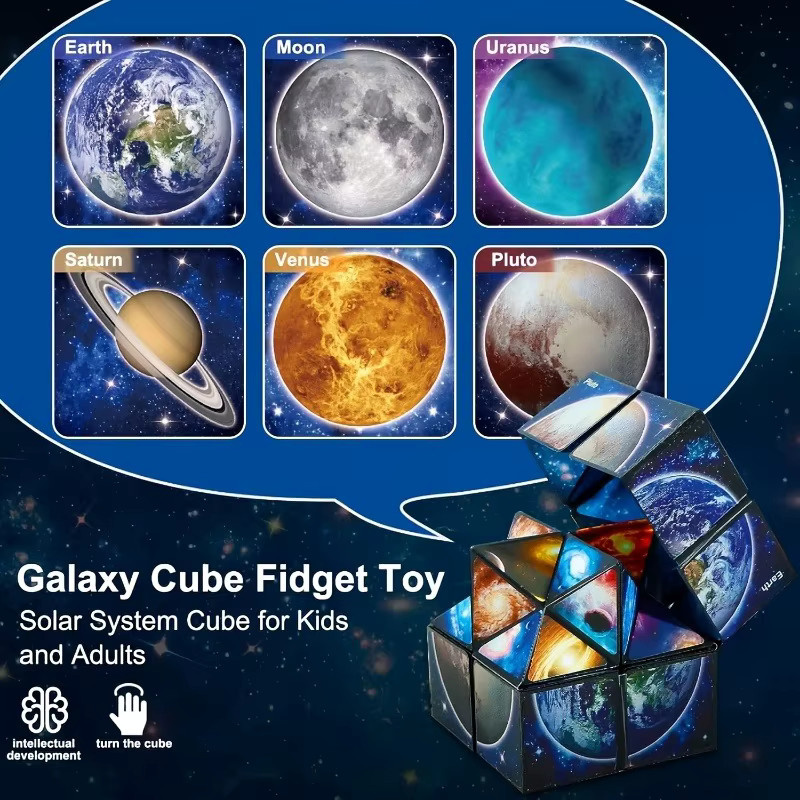 Star Trading 2-in-1 Star Sky Cube Zauberwürfel, Infinity Cube, Puzzle - Bild 3