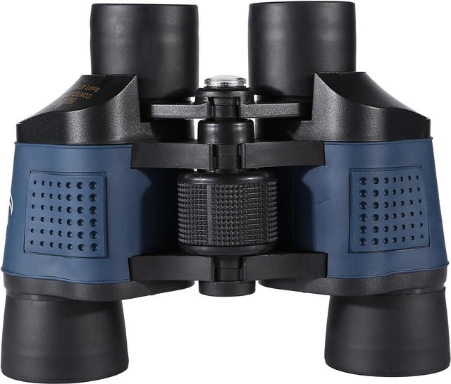 Binchi Outdoor Equipment Golden Eagle Hd Hochleistungs-Doppelrohrteleskop, Kunststoff, Schwarz, Blau - Bild 1