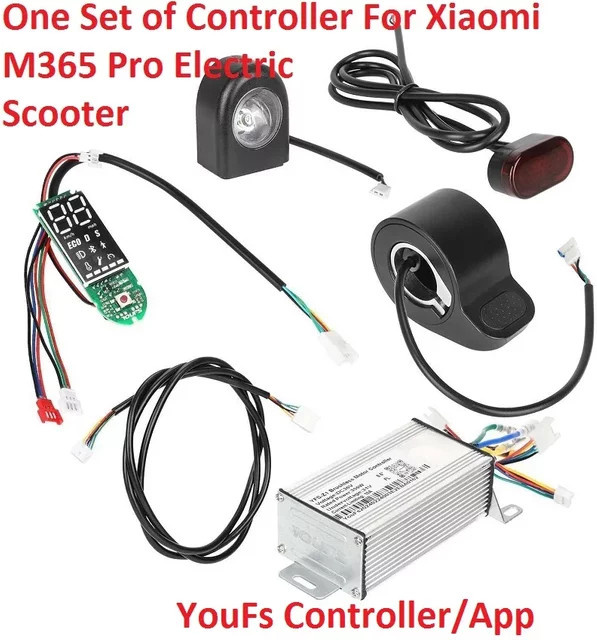 YouFs Controller-Set mit App Bluetooth und Drosselklappenanzeige für Xiaomi M365 Pro Elektroroller, 36V 15A 350W - Bild 1