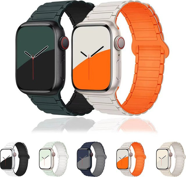DLIBAND Uhrenarmband Silikon, Magnetisch, Unisex - Bild 1