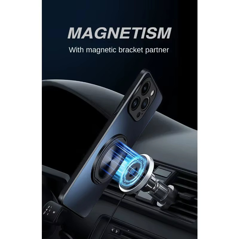 Magnetische Silikon Schutzhülle mit 360 Grad drehbarem Ring für Samsung Galaxy S25 Ultra Plus FE, S24, A55, A06 in Purple mit matter Oberfläche - Bild 4