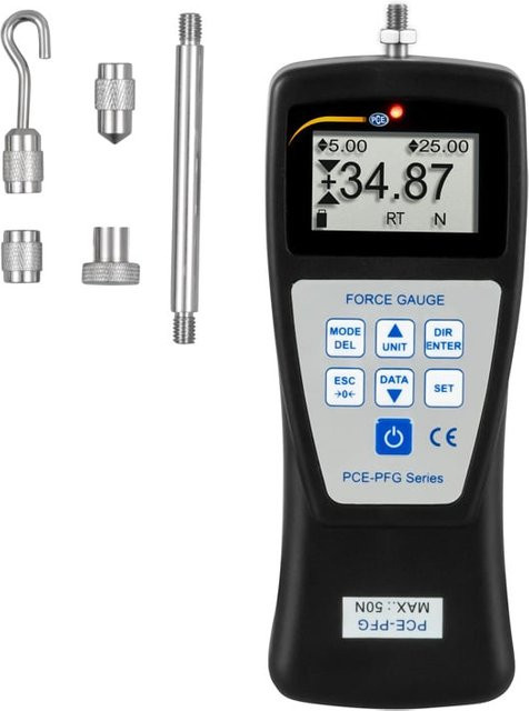 PCE Instruments Kraftmessgerät PCE-PFG 50 in Schwarz - Bild 1