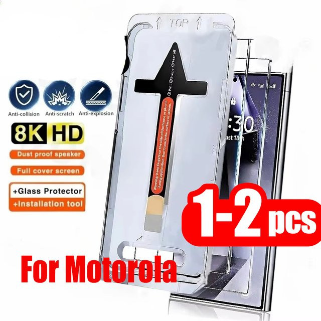 Klarsicht Schutzfolie für Motorola Moto G56 G87 G37 G54 G55 G84 G75 G35 G15 G17 G86 Power Edge 70 Fusion 50 60 Pro 60 Neo in Transparent - Bild 1