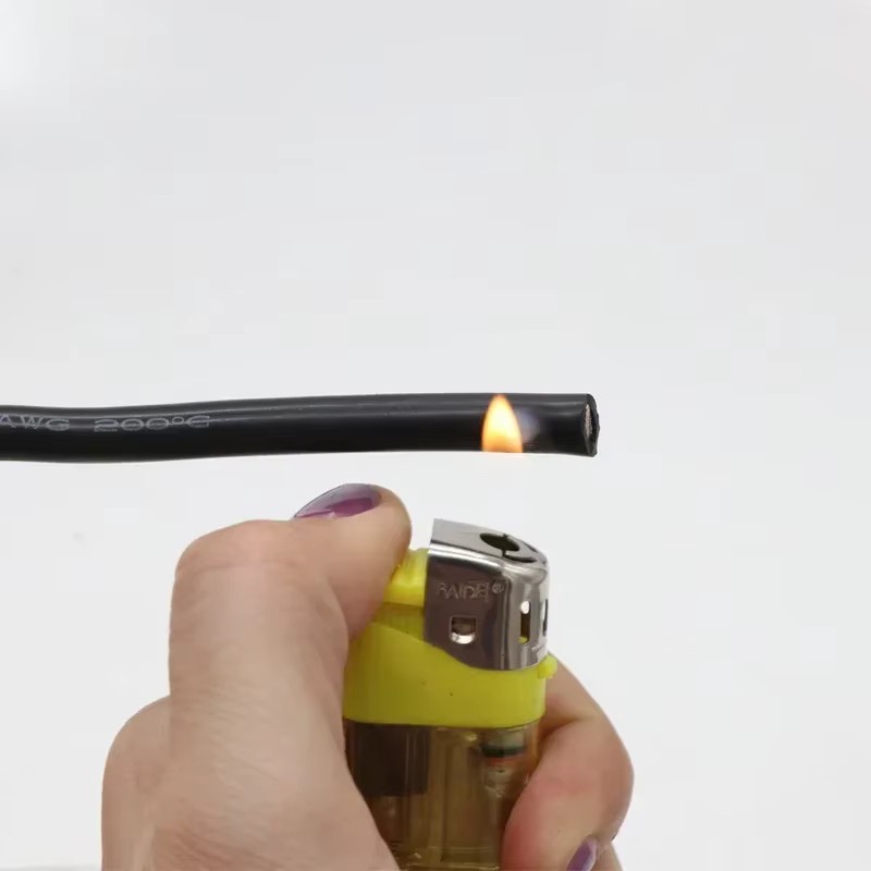 Hitzebeständiges Silikonkabel aus flexiblem Kupferdraht in Braun, erhältlich in 1m oder 5m Länge - Bild 3