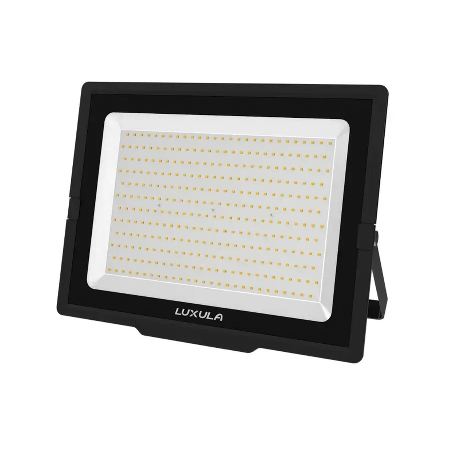 LUXULA LED Fluter 300W Außenstrahler Warmweiß 3000K Schwarz IP65 - Bild 2