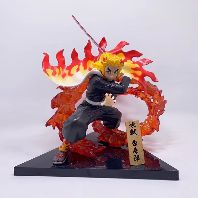 Bandai Kamado Tanjiro Rengoku Kyoujuro Anime Figur, Bunt / Mehrfarbig - Bild 2